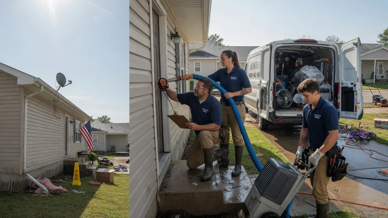 Ceiling Water Damage Restoration in Venice, IL near me